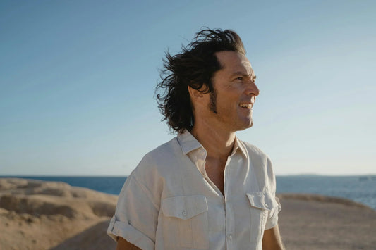 man with long hair